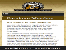 Tablet Screenshot of furnituremenders.com